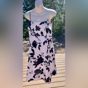 Jessica Simpson Strapless Black and White Dress